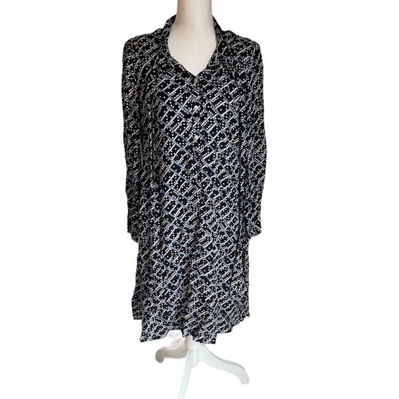 L. K. Bennett Domino Lotte Silk Dress Size US 6 - Picture 8 of 9